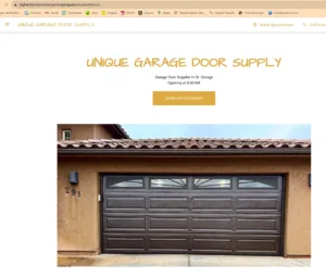 Fake Unique Garage Door Website