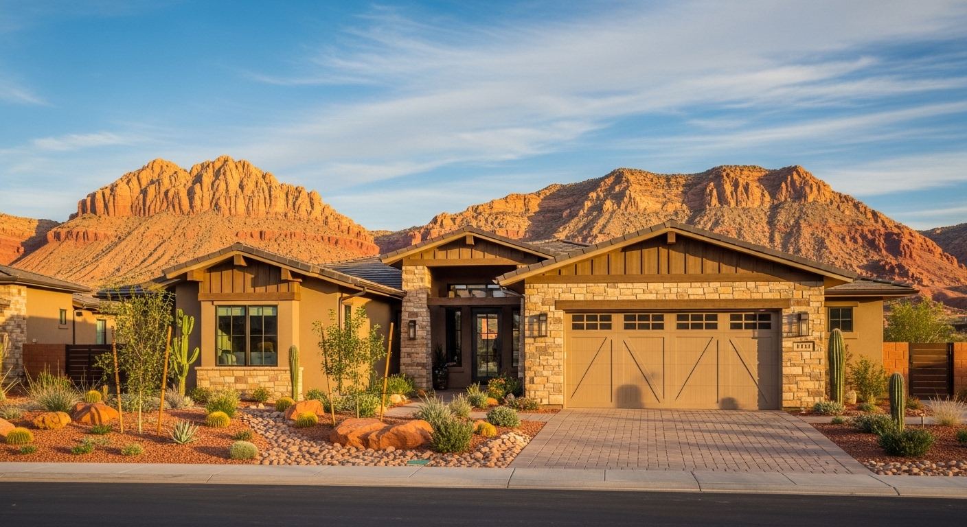 traditional garage door styles - St. George