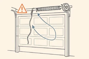 Editorial photo for garage door emergency guide