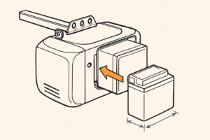 Editorial photo for garage door opener battery backup